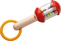 Haba musical instrument rattle stick wooden toddler toy colorful