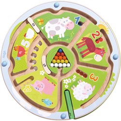 Haba magnetic number maze wooden educational toy for toddlers