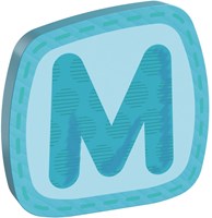 Haba wooden letter M decoration alphabet kids room-3