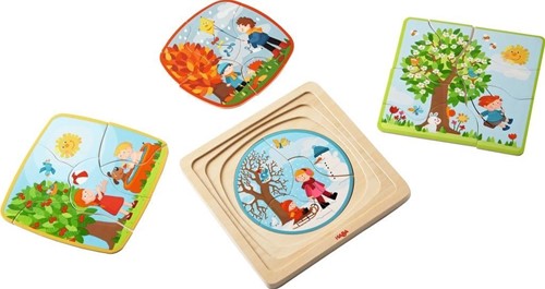 HABA Wooden puzzle My time of year