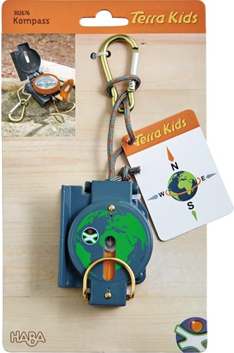 HABA Terra Kids Kompass | Kinder-Kompass für Entdecker ab 6 Jahren