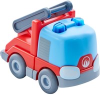 Haba toy fire truck - ladder vehicle - Kullerbü - red