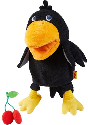 HABA Hand puppet Theo Raven