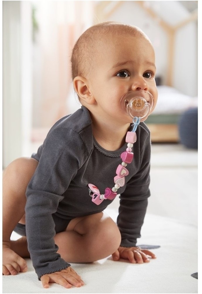 HABA Pacifier chain sparkling heart