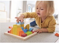 Haba building blocks - creative wooden block set Color Fun 3D toy-3