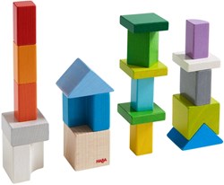 Haba building blocks 3D block mix colorful wooden toy creative