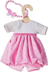 Haba doll clothing dream dress set 30 cm - pink - baby doll accessories