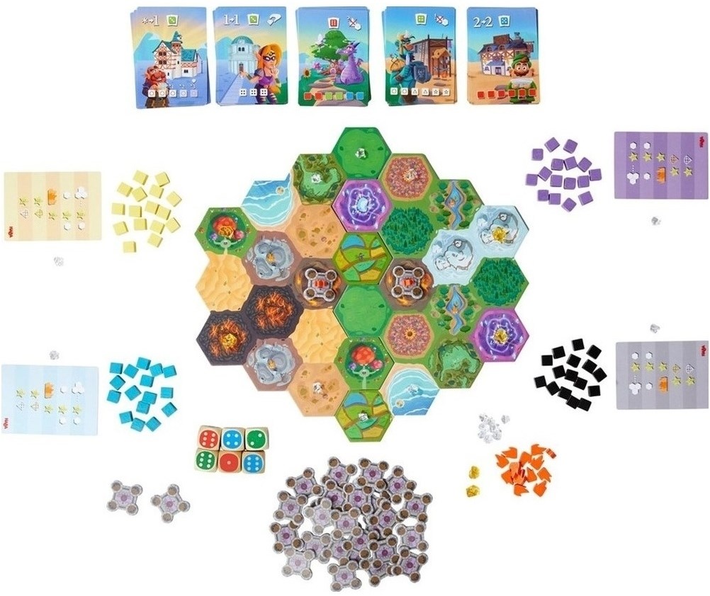 HABA Board game Dice King Expanding the kingdom