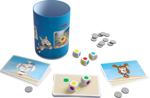 Haba game dice cup Wow Wau educational kids game multicolor-2