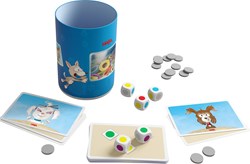 Haba game dice cup Wow Wau educational kids game multicolor