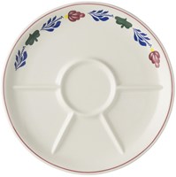 Boerenbont fondue plates ceramic 27cm set of 6 dinner plates