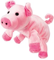 Beleduc hand puppet pig deluxe plush puppet theatre toy