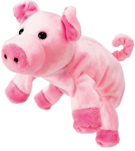 Beleduc hand puppet pig deluxe plush puppet theatre toy
