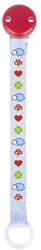 Heimess pacifier chain blue sheep textile baby accessory