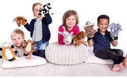 Beleduc sheep hand puppet plush toy for children roleplay