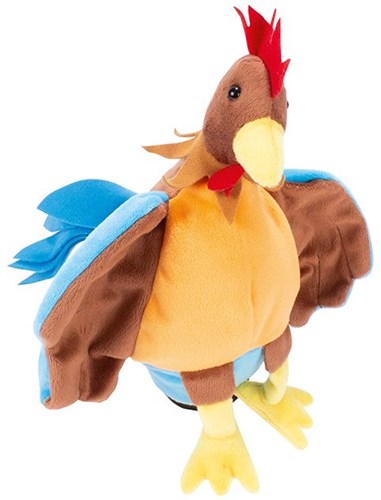 Beleduc hand puppet rooster plush puppet theatre toy