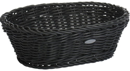 Westmark Saleen Bread Basket oval 26x19x8cm - black