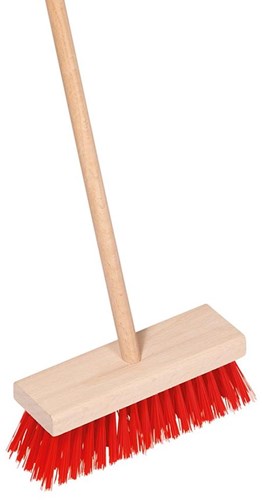 Goki kids outdoor broom toy - children's sweeper 70 cm