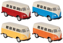 Goki Volkswagen toy bus 1962 - colorful toy vehicle 1:60 scale