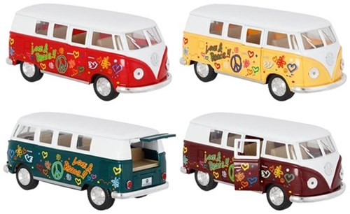 Goki Volkswagen bus toy car metal 1:32 - classic model