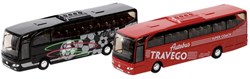 Goki bus toy - metal coach 1:60, 18 cm