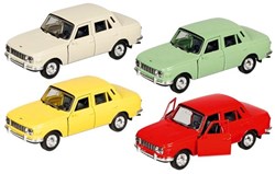 Goki toy car Wartburg 353 scale model 1:34-1:39 multicolor