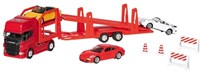Goki toy Super Truck Car Transporter Scania V8 1:60-64 multicolor