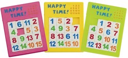 Goki sliding puzzle - numbers educational toy plastic