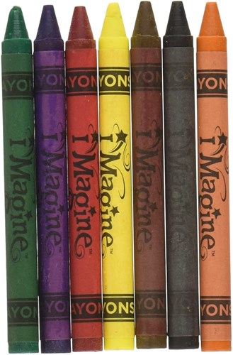 Goki textile wax crayons - 8 pieces creative fabric crayons-2