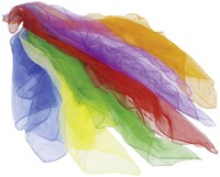 Goki magic scarves set - colourful juggling scarves for kids