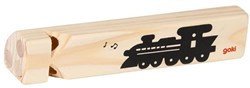 Goki wooden train whistle toy musical instrument 3 tones FSC