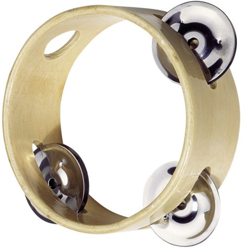 Goki Tambourine - Musical Toy - 3 Bells - Kids Music Instrument