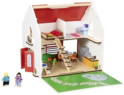 Goki dollhouse - City Life wooden toy dollhouse