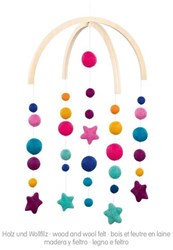 Goki mobile - wooden baby mobile Star Dance multicolor