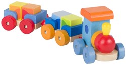 Goki wooden train Mumbai - rubberwood block train 7-piece toy