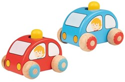 Goki wooden vehicles - Car with horn toy