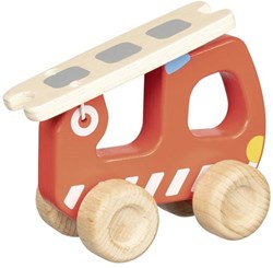 Goki fire truck toy car with ladder - fire engine toy
