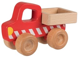 Goki wooden dump truck toy FSC certified play vehicle