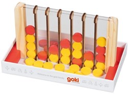 Goki strategy game Connect Four educational travel game for kids