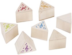 Goki wooden sound memory educational toy 12-piece set
