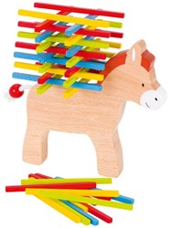 Goki balance game wooden donkey - skill game for kids