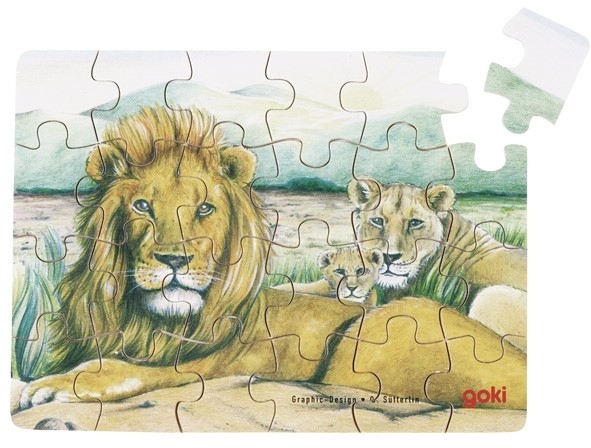 Mini 3D puzzle lion
