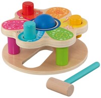 Goki wooden pounding bench toy - educational hammer game