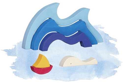 Goki wooden boat toy - My Little Boat On The Sea
