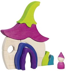 Goki fairy house wooden toy playhouse fantasy
