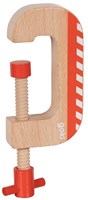 Goki wooden screw clamp toy tool multicolor