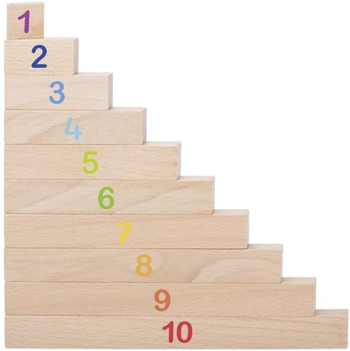 Goki calculating rulers wooden educational toy 36-piece set