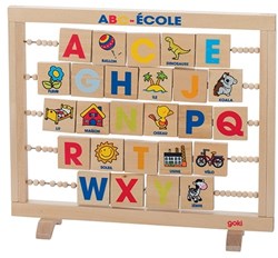 Goki educational toy ABC school - learn to read French