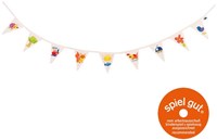 Goki bunting craft set cotton Fair Trade 110 cm multicolor