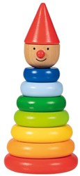 Goki magnetic stacking tower Nimo - wooden toy for motor skills
